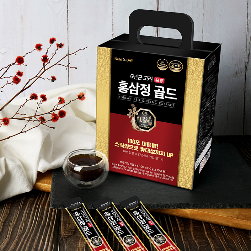 6-year-old Korean Red Ginseng Red Ginseng Tablet Gold 100 Po...