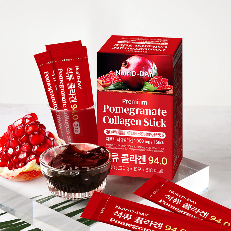 Premium Pomegranate Collagen Jelly Stick 94.0 15 Packs