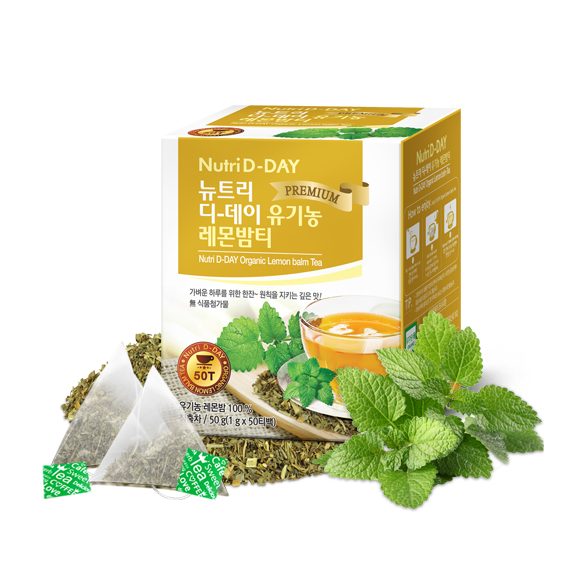 Organic Lemon Balm Tea 50 Tea Bags
