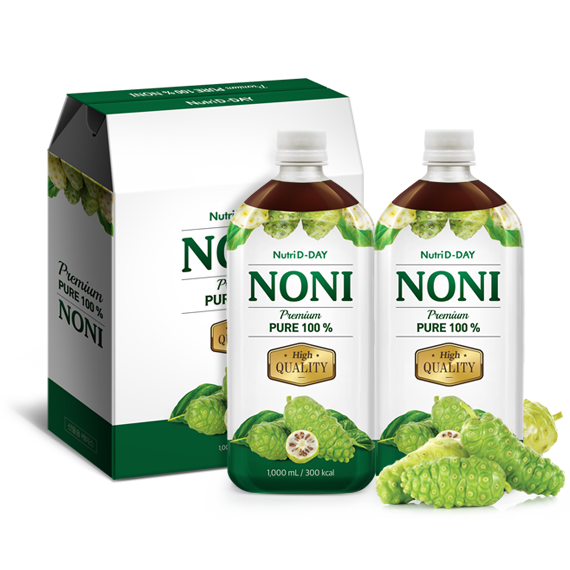 100% Noni Juice Undiluted Solution 1000ml x 2 Gift Set