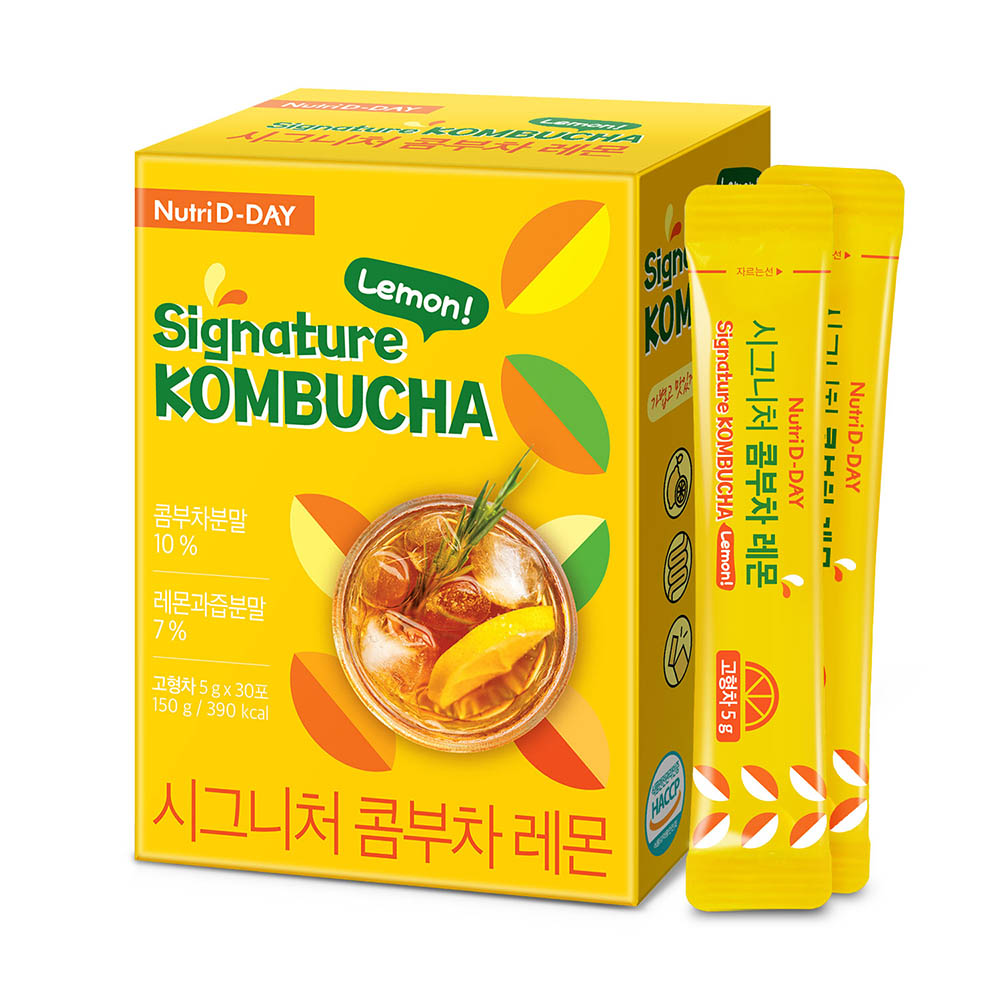 Signature Kombucha Lemon 30 bags x 1 box.
